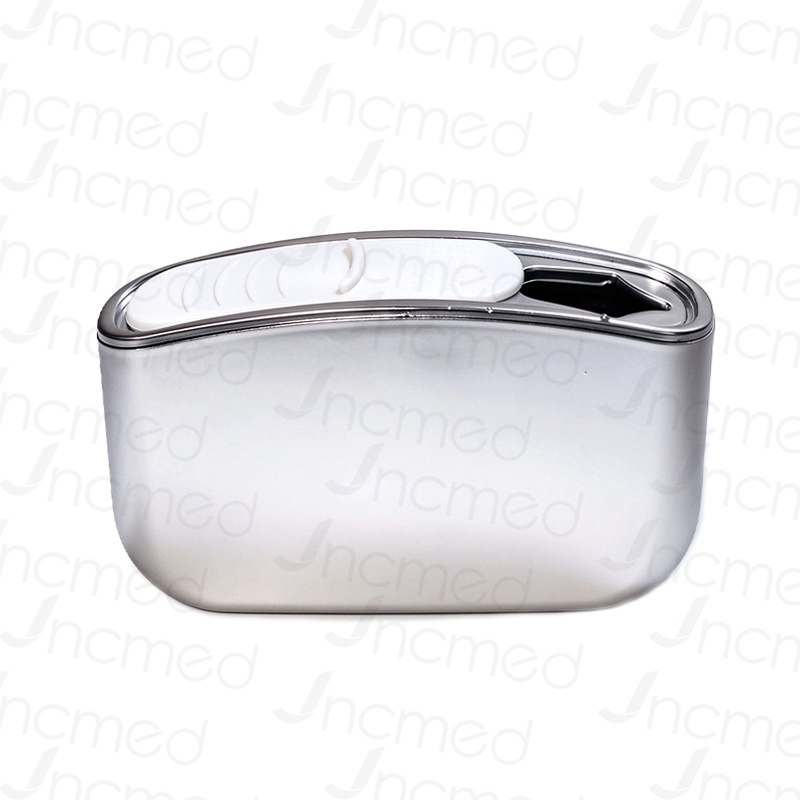 Portable Mini 80ml Premium Metallic Sharps Container PP Plastic Inner Core with Metal-Finish Exterior